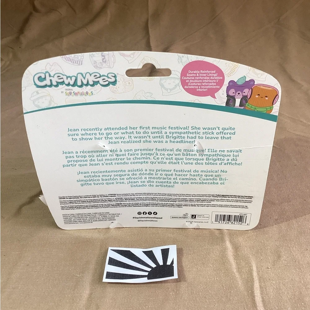 Chew Mees By Squishmallows For Pets Dog Toy 2-Pack 